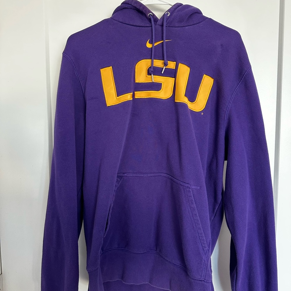 Nike Purple and Gold LSU Hoodie